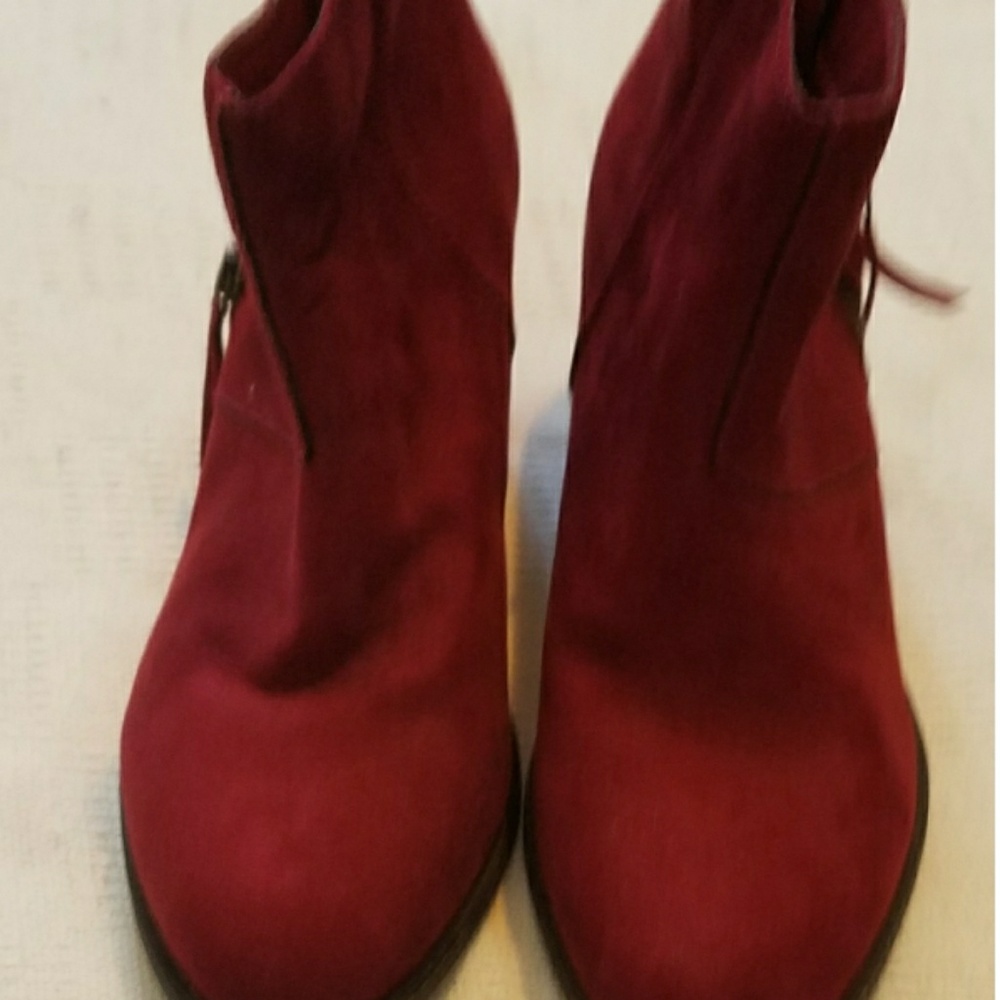 Forever 21 red ankle boots